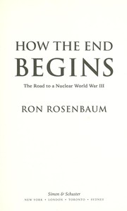 How the end begins