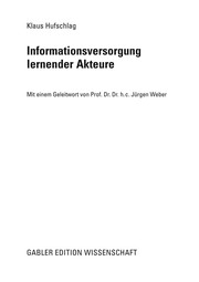 Informationsversorgung lernender Akteure