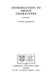 Introduction to Group Characters