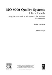 ISO 9000 quality systems handbook