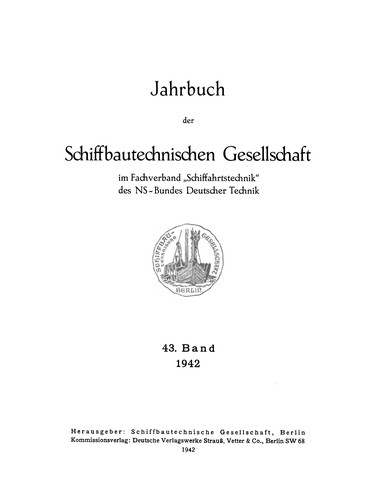 Jahrbuch der Schiffbautechnischen Gesellschaft