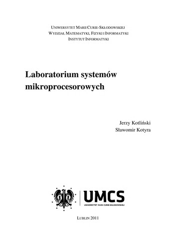 Laboratorium systemów mikroprocesorowych