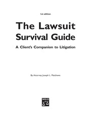 The lawsuit survival guide