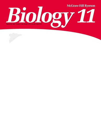 McGraw-Hill Ryerson biology 11