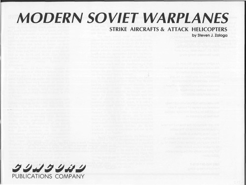 Modern Soviet Warplanes