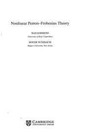 Nonlinear Perron-Frobenius theory