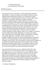 The Oxford thesaurus