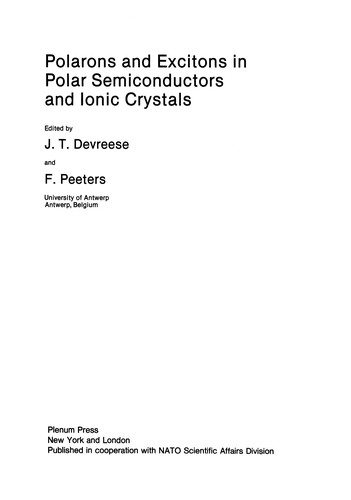 Polarons and excitons in polar semiconductors and ionic crystals