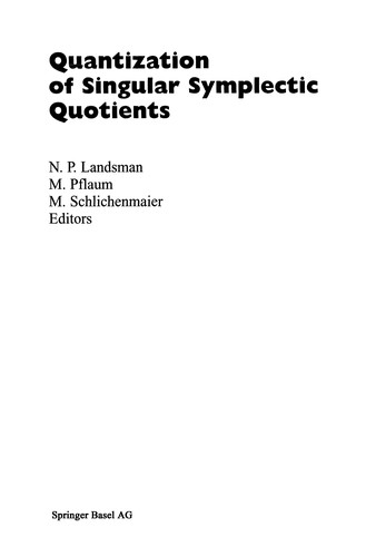 Quantization of Singular Symplectic Quotients