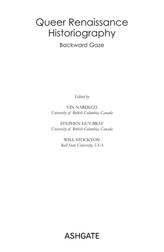 Queer Renaissance historiography