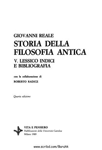 Storia della filosofia antica