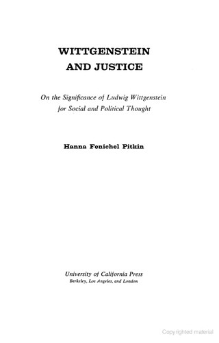 Wittgenstein and justice