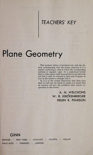 Plane geometry
