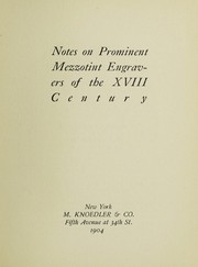 Notes on prominent mezzotint engravers of the XVIII century