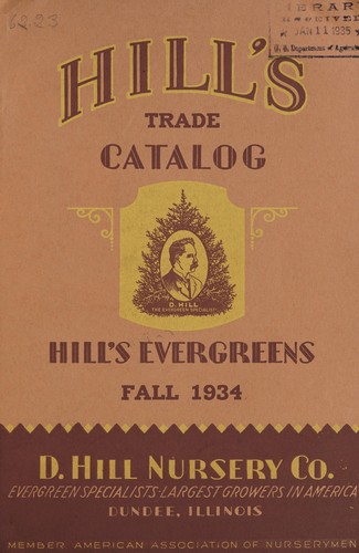 Hill's evergreens, fall 1934