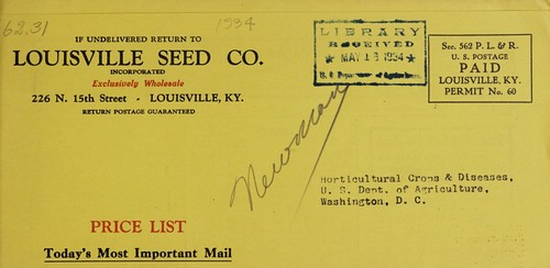 Gold medal field seeds, the sure growing kind