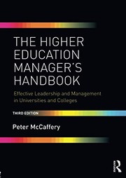 The Higher Education Manager's Handbook
