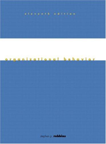 Organizational Behavior