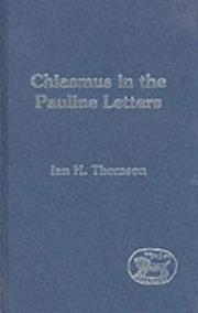 Chiasmus in the Pauline letters