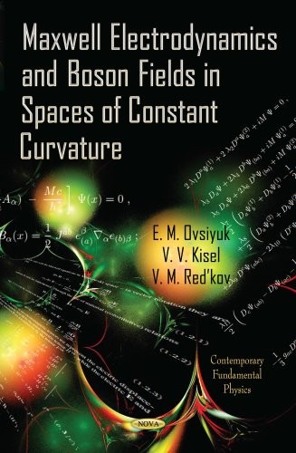 Maxwell Electrodynamics and Boson Fields in Spaces of Constant Curvature