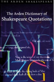 The Arden Dictionary of Shakespeare Quotations