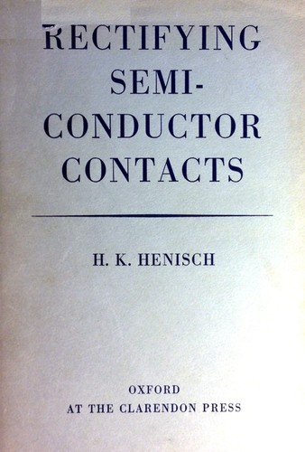 Rectifying semi-conductor contacts