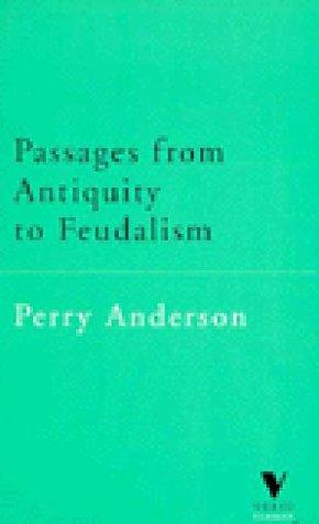 Passages from Antiquity to Feudalism
