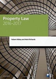 Property Law 2016-2017
