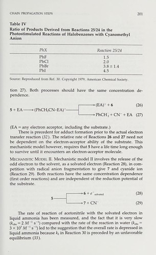 Aromatic substitution by the S[Subscript RN]1 mechanism