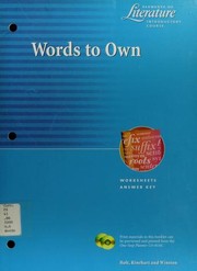 Words to Own