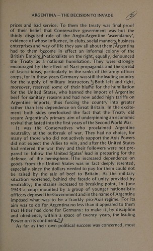 The Falklands crisis