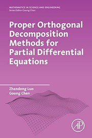 Proper Orthogonal Decomposition Methods for Partial Differential Equations