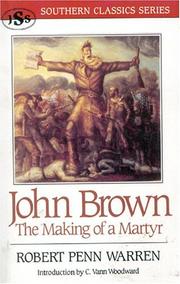 John Brown the Making of a Martyr