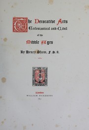 The decorative arts, ecclesiastical and civil, of the middle ages