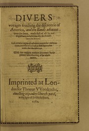 Diuers voyages touching the discouerie of America