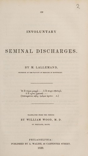 On involuntary seminal discharges