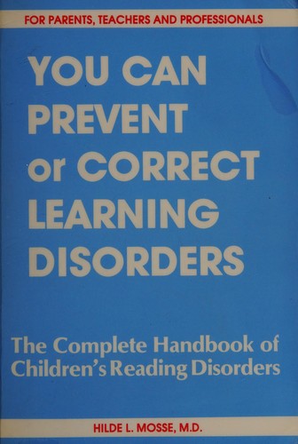 The complete handbook of children's reading disorders
