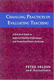 Changing practices in evaluating teaching