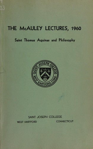 Saint Thomas Aquinas and philosophy