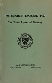 Saint Thomas Aquinas and philosophy