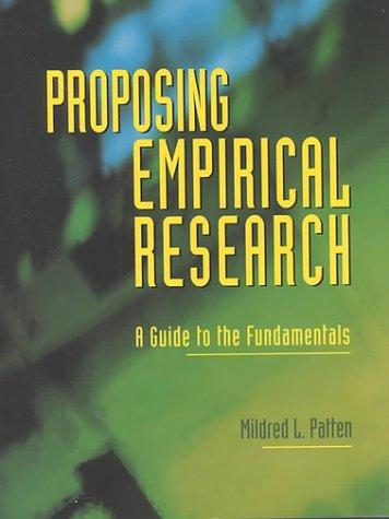 Proposing Empirical Research