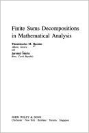 Finite Sums Decompositions In Mathematical Analysis