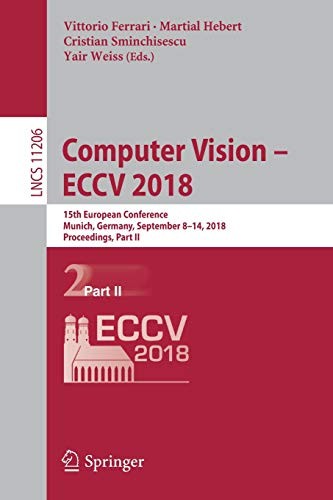 Computer Vision – ECCV 2018