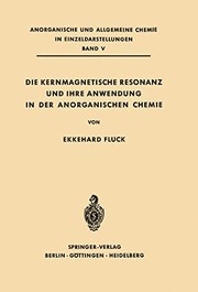 Die Kernmagnetische Resonanz und ihre Anwendung in der anorganischen Chemie