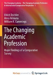 The Changing Academic Profession