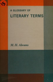 A glossary of literary terms