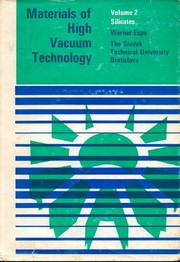 Materials of high vacuum technology