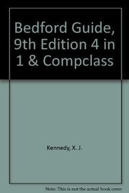 Bedford Guide for College Writers 9e 4-in-1 cloth & CompClass