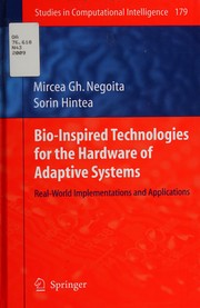 Bio-inspired technologies for the hardware of adaptive systems