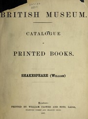 Catalogue of printed books